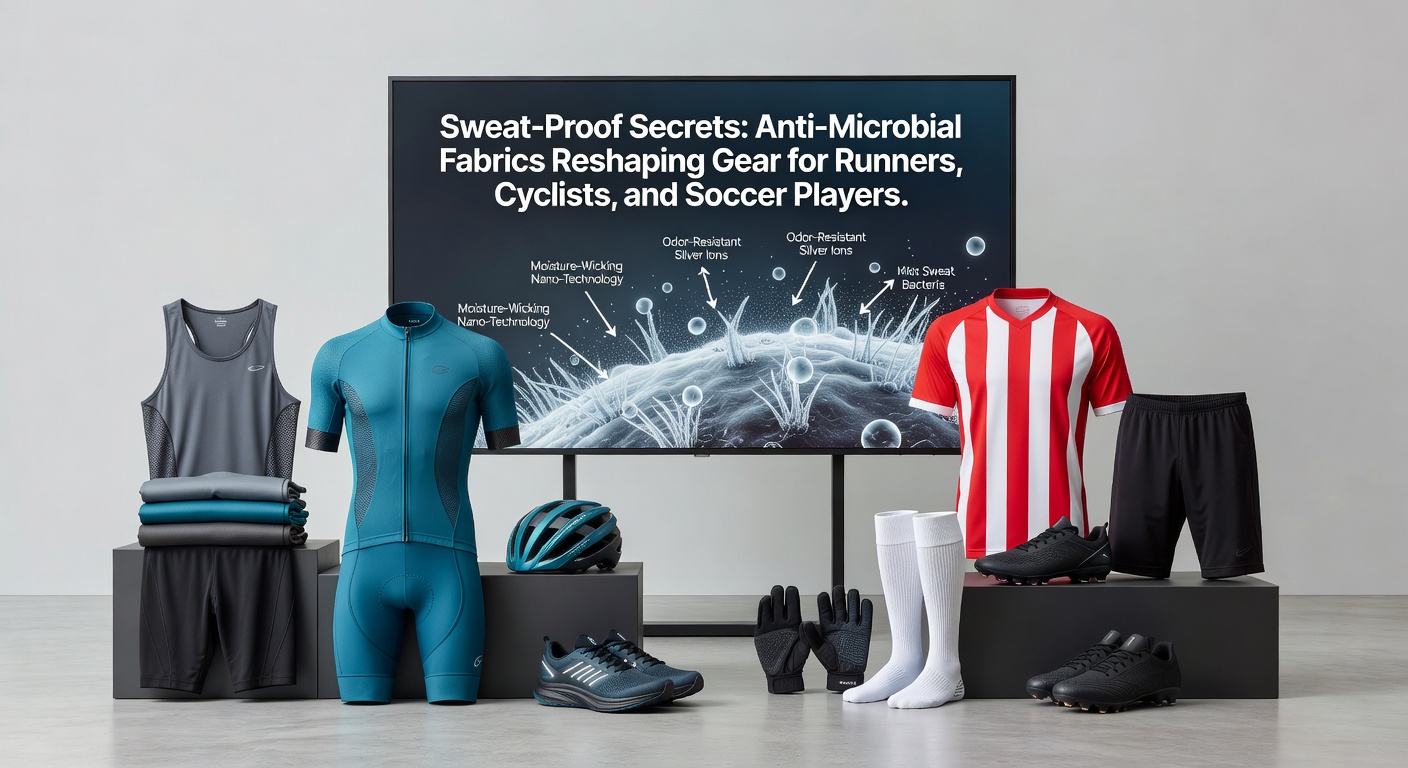 Close-up of cyclist chamois pad with anti-microbial fabric layers, demonstrating moisture management and bacterial resistance in cycling shorts